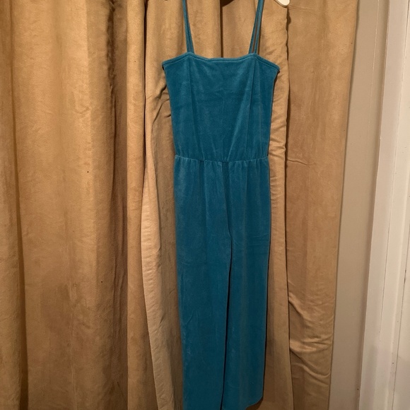 Juicy Couture Pants - Juicy Couture Black label Teal Jumpsuit